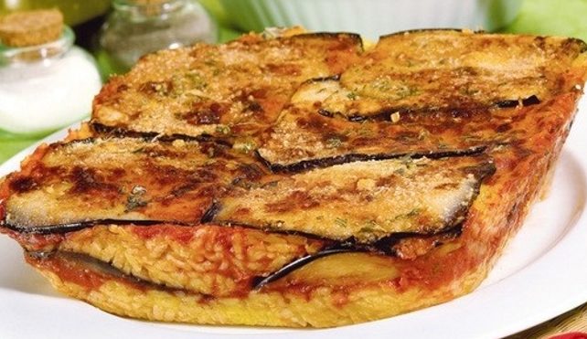 Ricetta veloce timballo di riso e melanzane : Risotto.us ...