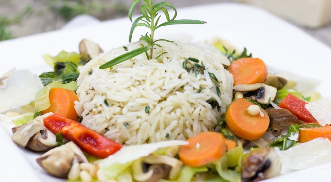 Risotto con verdure