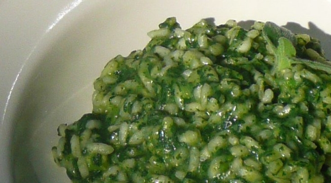 Risotto con le ortiche