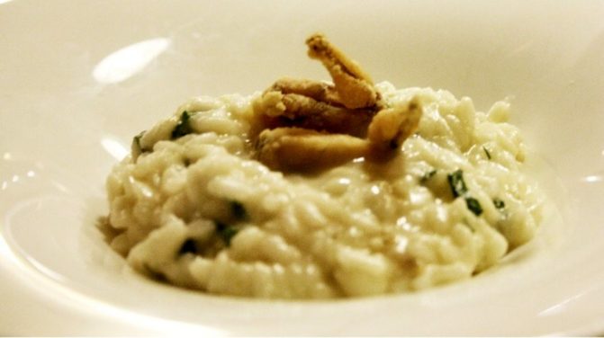 Risotto alle rane