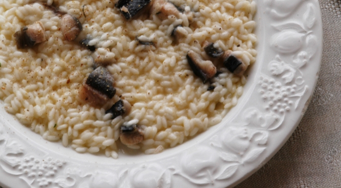 Risotto con l'anguilla