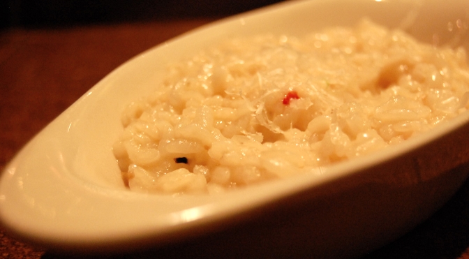 Risotto al brandy