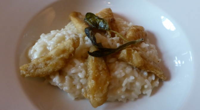 Risotto al pesce persico