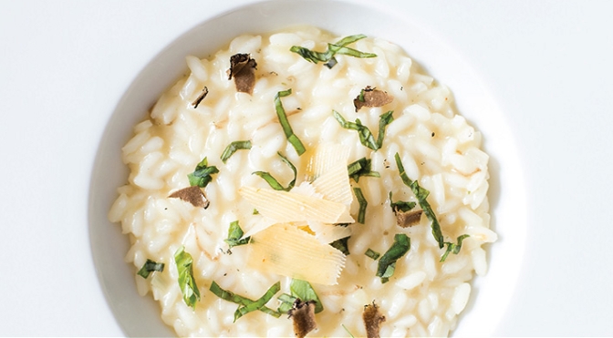 Risotto con petto d'anatra