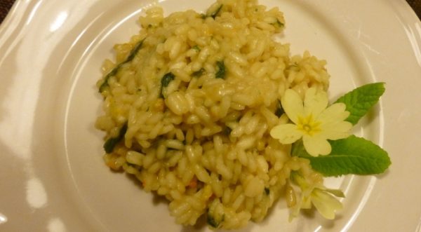 RISOTTO CON LE PRIMULE RISOTTO CON LE PRIMULE