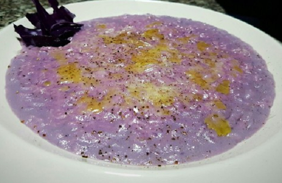 RISOTTO AL CAVOLO VIOLA RISOTTO AL CAVOLO VIOLA