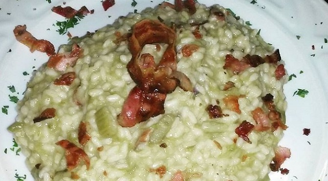Risotto Con Asparagi E Bacon Ricetta Facile Risotto Us Il Portale Del Riso
