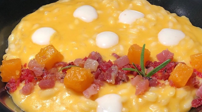 Risotto Zucca Gorgonzola E Speck Come Farlo Risotto Us Il Portale Del Riso