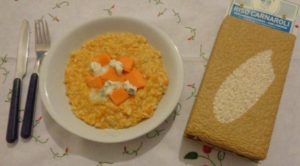 Risotto con zucca e gorgonzola dolce_Cascina Alberona