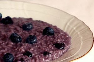 Il risotto ai mirtilli