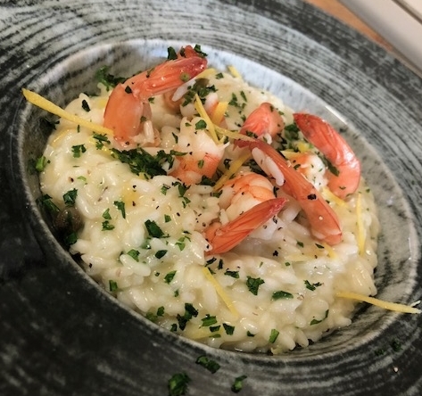 Il risotto gamberi, capperi e limone di DicoCibo