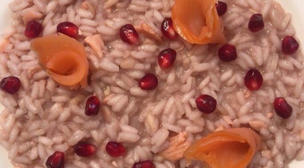 Risotto al melograno e salmone affumicato : Risotto.us ...