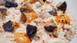 Risotto con crema di baccalà e cardoncelli : Risotto.us ...