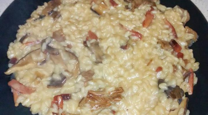Come fare il risotto con speck e funghi : RISOTTO | Ricettario di ...