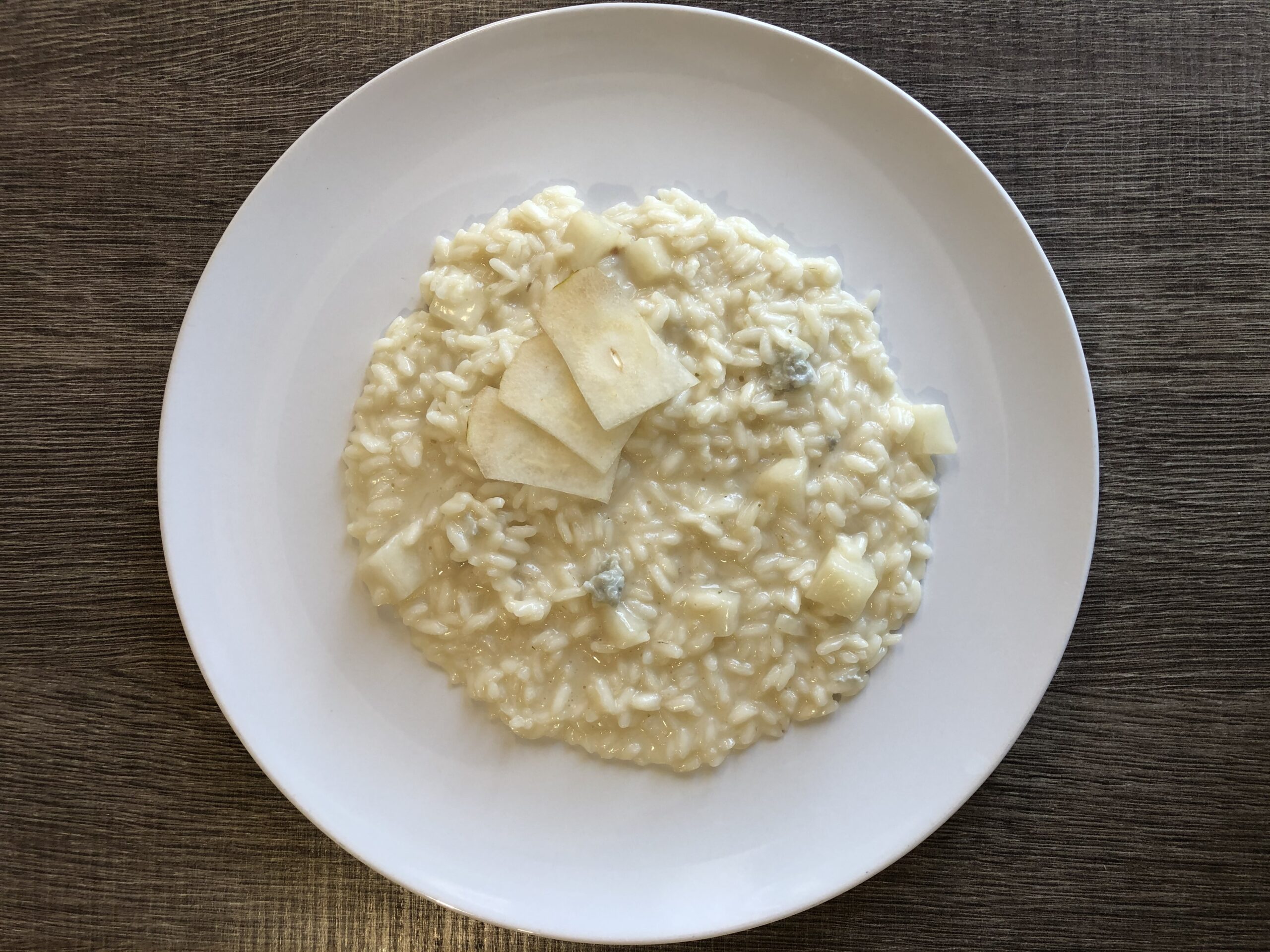 Risotto pere e gorgonzola