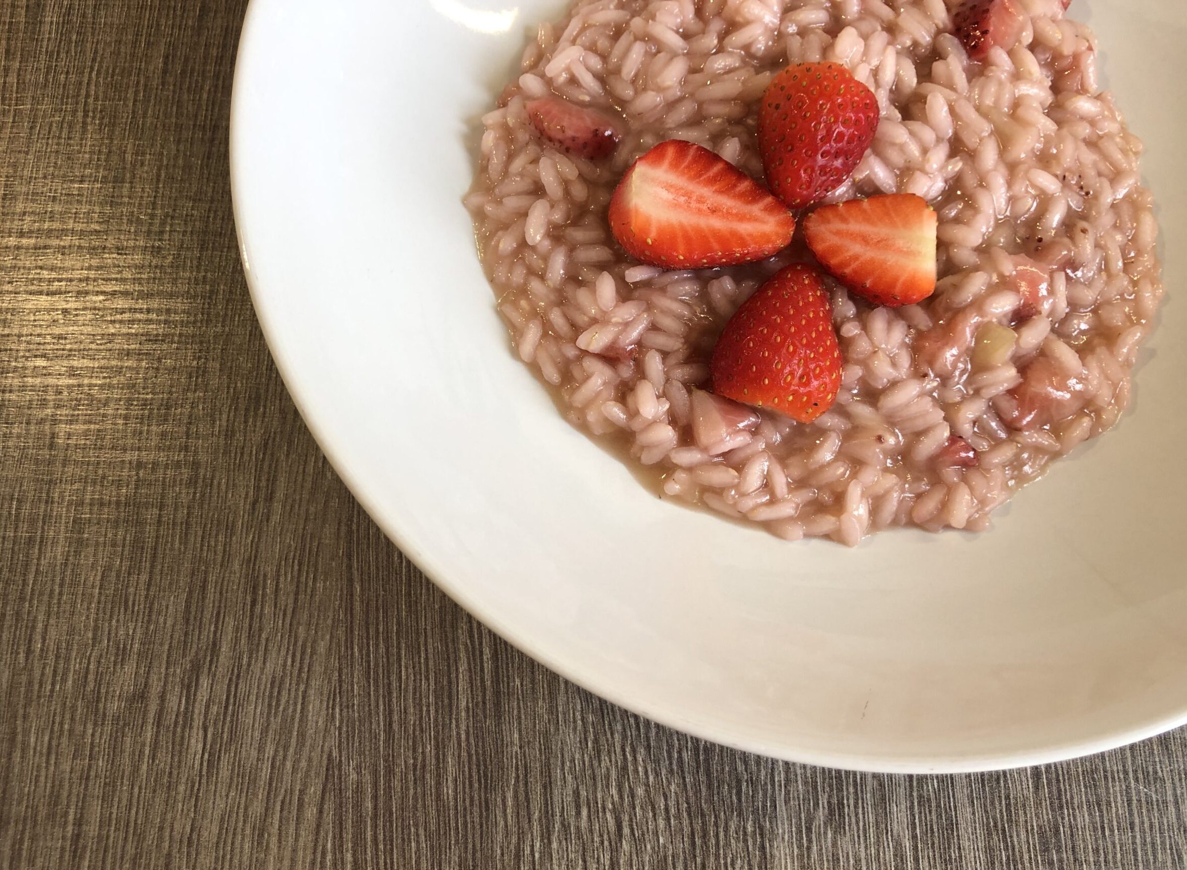 Risotto alle fragole