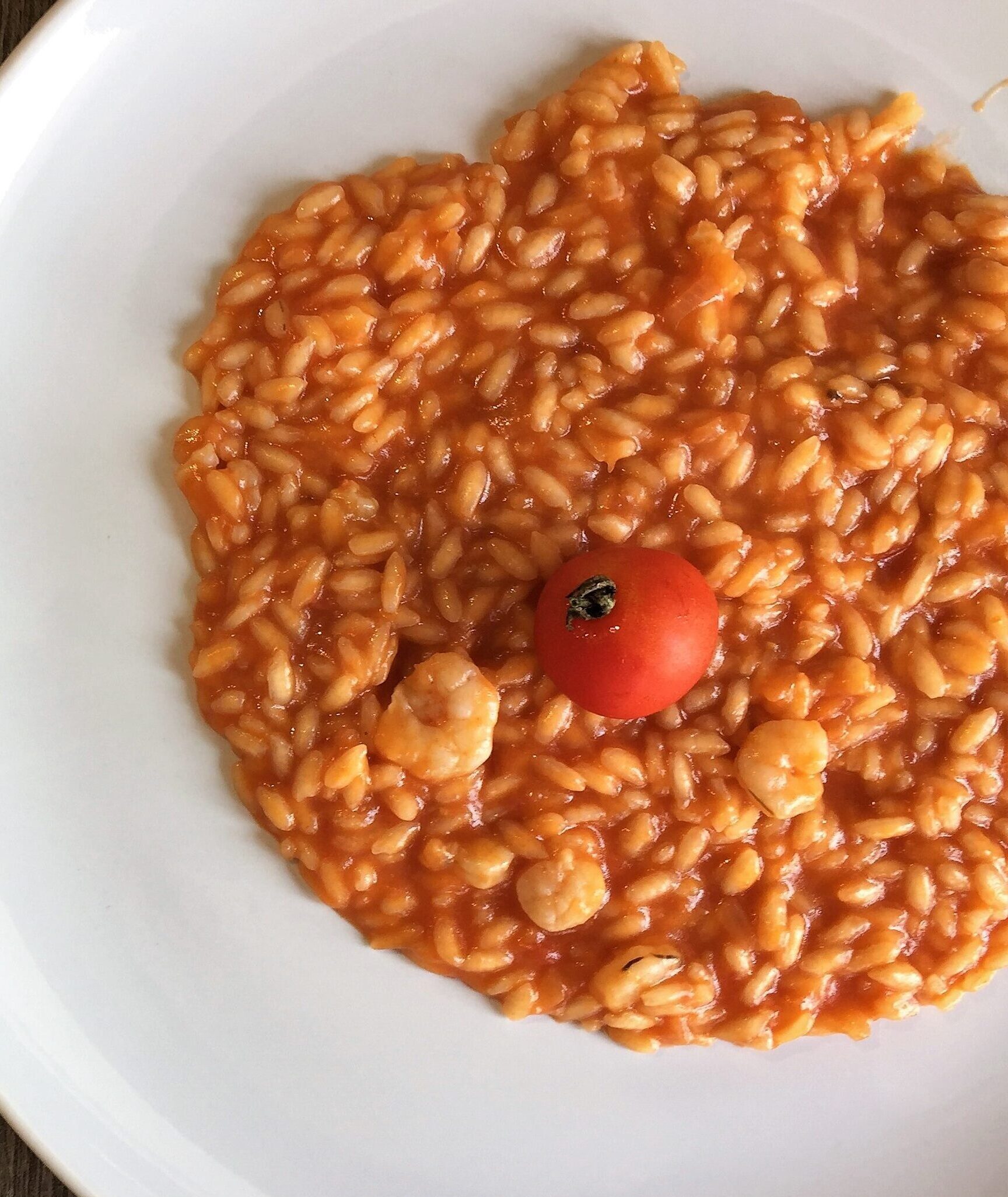 Risotto ai gamberi col pomodoro