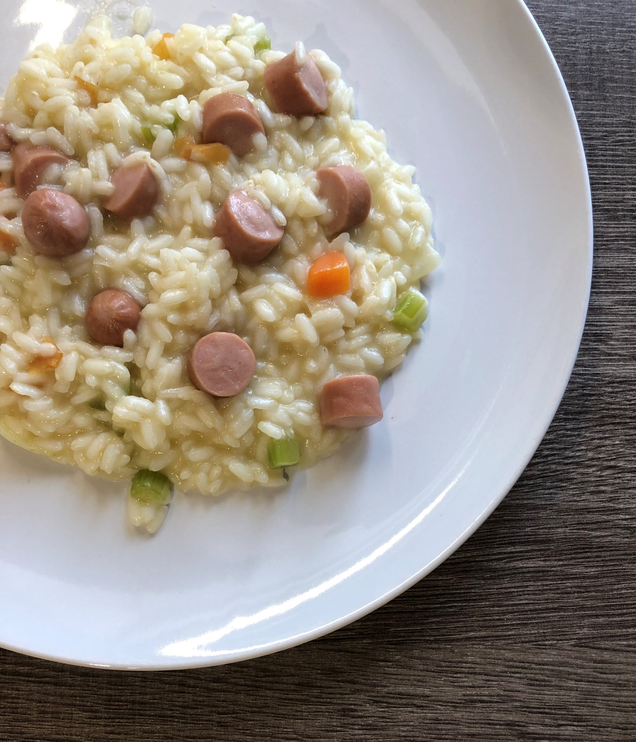 risotto ai wurstel