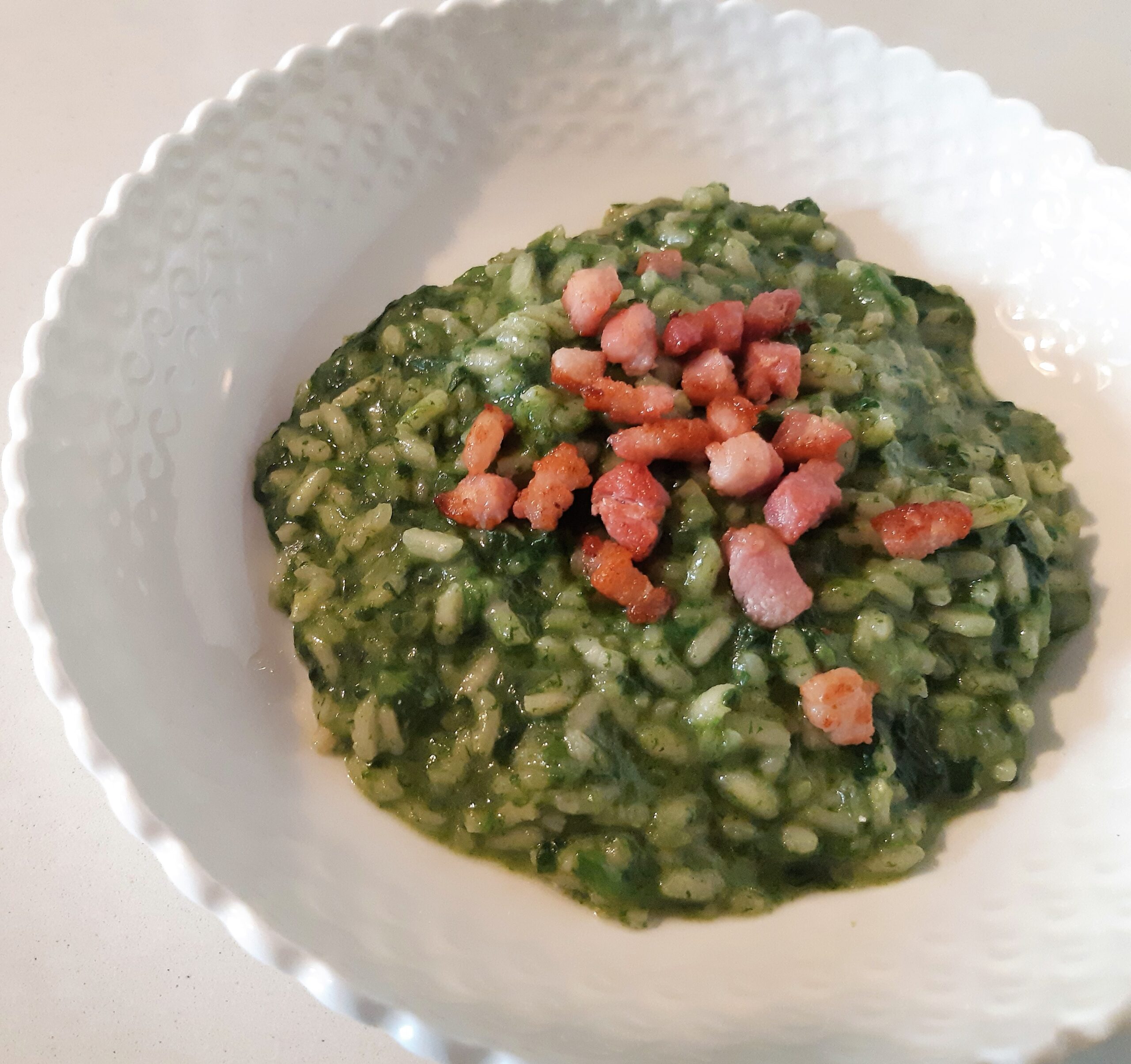 risotto agli spinaci