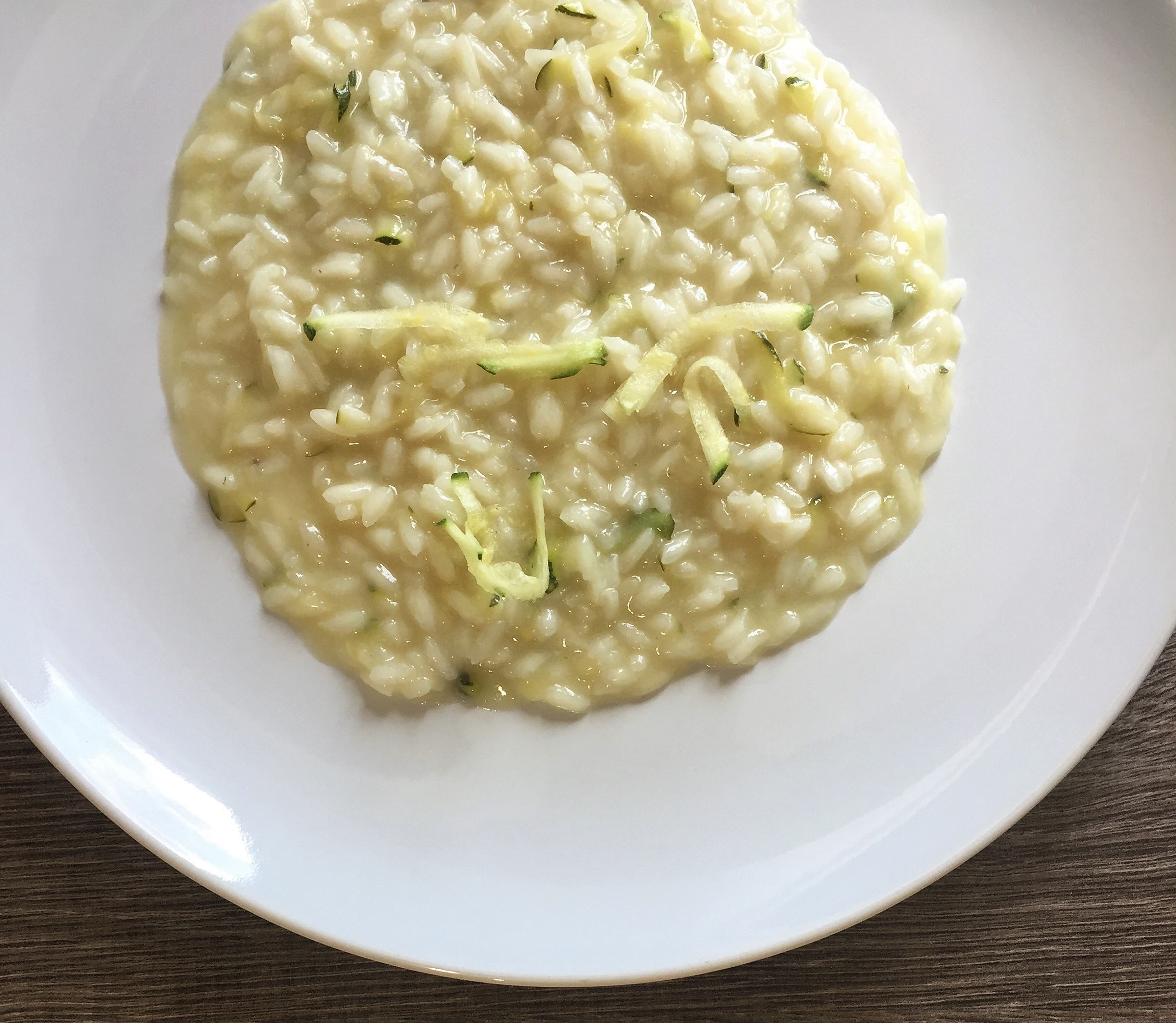 risotto alle zucchine