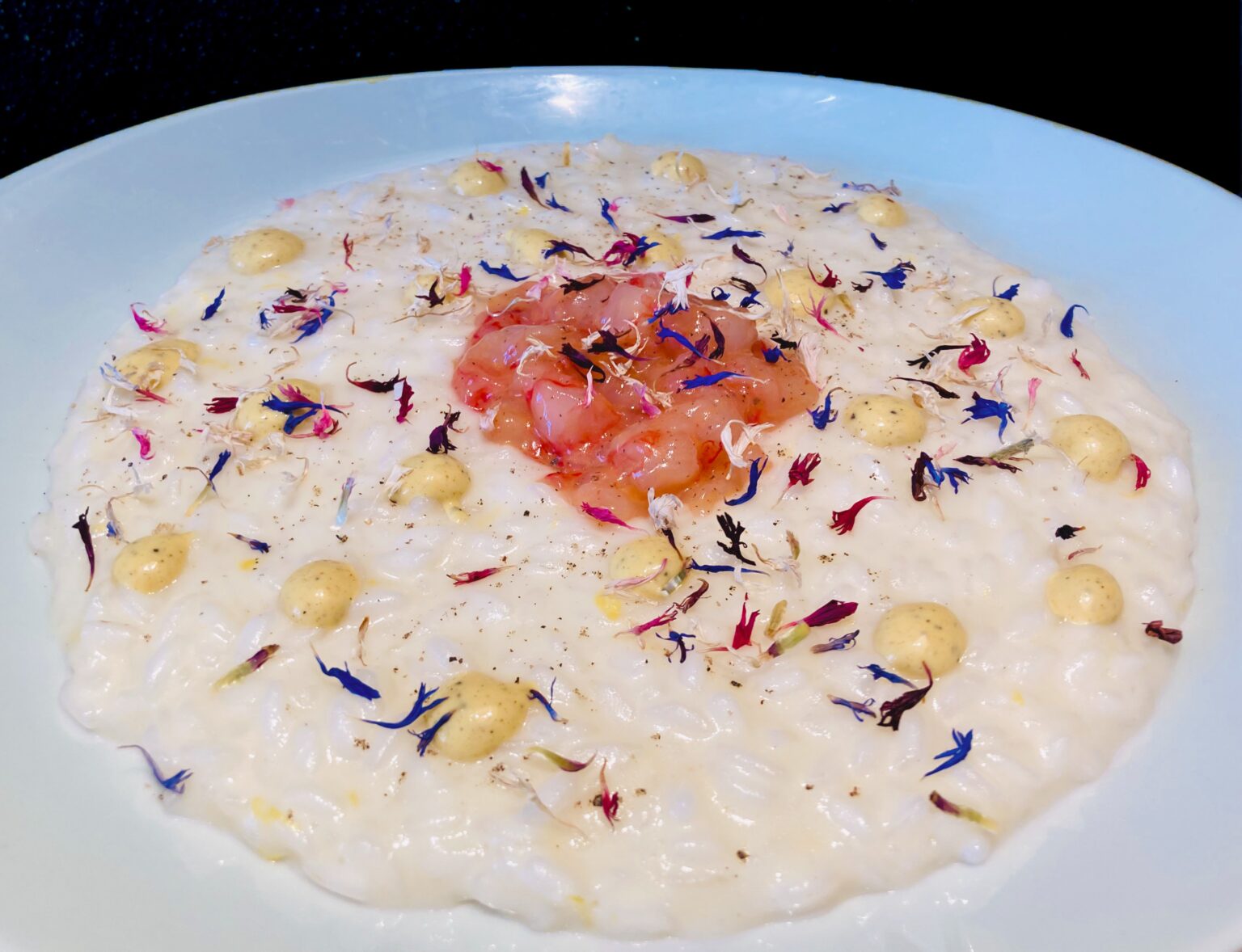 Risotto alla burrata con tartare di gamberi rossi RISOTTO