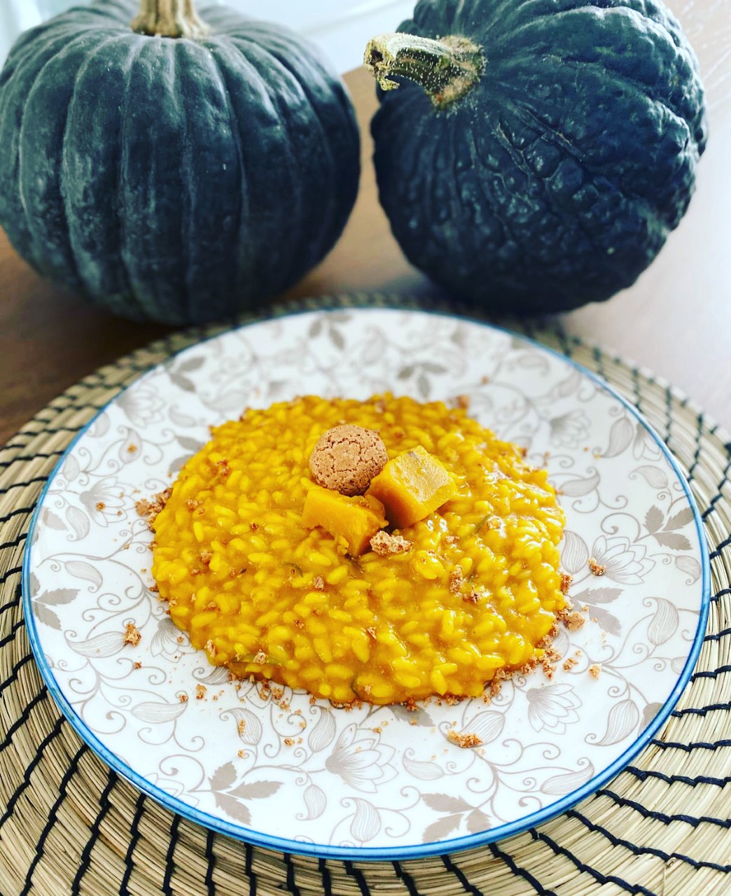 Risotto zucca e amaretti