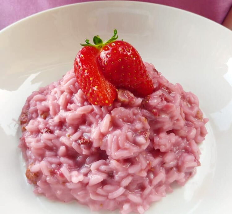 risotto alle fragole senza brodo