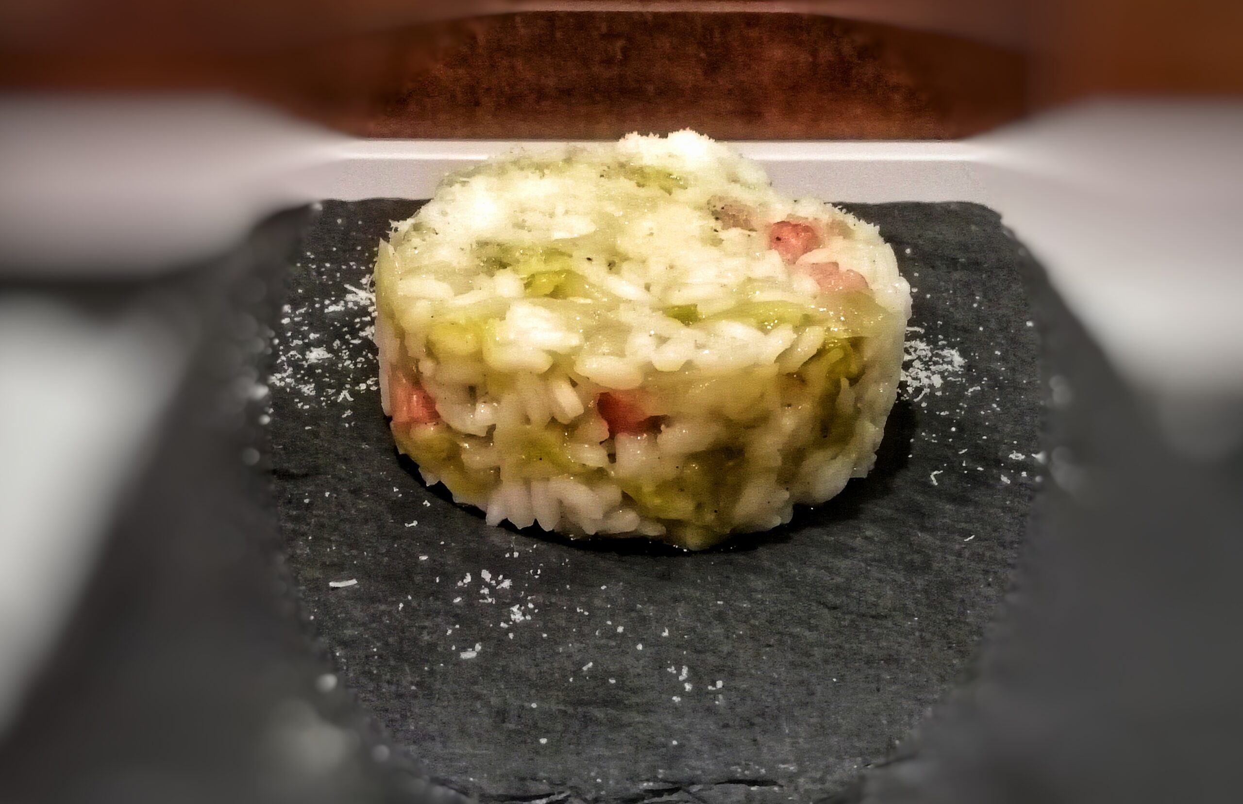 risotto con iceberg